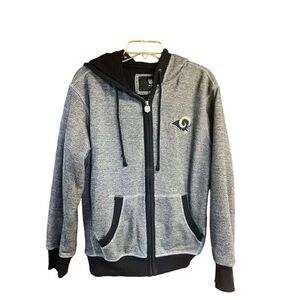 Vintage ProLine St. Louis Rams Hoodie Jacket Sz S